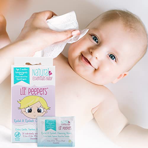 Natural Essentials Lil' Peepers Baby Eyelid & Eyelash Soft Cleansing