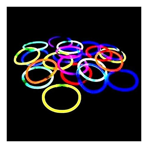 300 Pcs. 8″ Glow Bracelet Neon Light Stick Camping Party Favor Bracelets