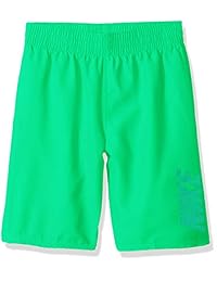 Bañador corto de natación con logo en la vuelta sólida de Nike Big Boys