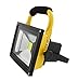 ABN Rechargeable LED Work Light – 20W Cordless Shop Work Light with Charger Adapter, 1800LM Portable Flood Light