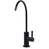 Besdor Reverse Osmosis Faucet, Filtered RO Drinking Water Faucet for Kitchen Sink, Non-Air Gap, 360-degree Rotation, Lead-Free, 304 Stainless Steel, Matte Black
