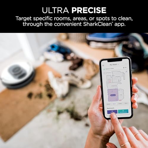 Shark AI Ultra Voice Control Robot Vacuum with Matrix Clean Navigation, Home Mapping, 60-Day Capacity, XL Self-Empty Base for Homes with Pets, Carpet & Hard Floors - Image 11