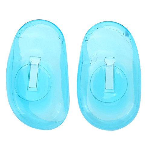 Ear Cover Ear Protection Hair Dye Shield Protect Pro Salon Clear Silicone 1 Pair/set