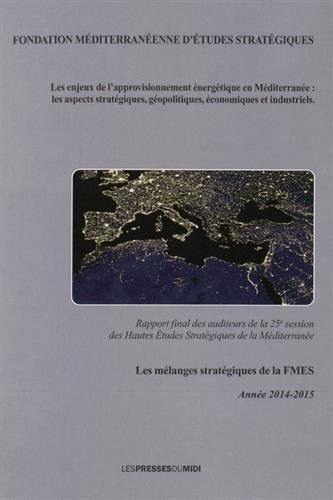 Les  enjeux de l'approvisionnement énergétique en Méditerranée