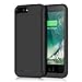 Fang Battery Case for iPhone 8 Plus/7 Plus,7000mAh Battery Pack Charger Case for iPhone 8 Plus Extended Portable Battery Charging Case for iPhone 7 Plus,8 Plus - Black
