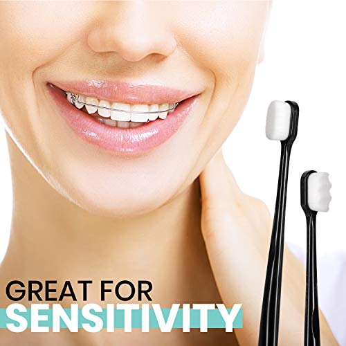 Extra Soft Toothbrush, Nano Toothbrush For Sensitive Gums, Extra Soft Toothbrushes Adult