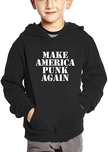 Poorynrr Ppzx 2-6 Child Pure Cotton Pullover Make America Punk Again Comfortable Sweatshirts