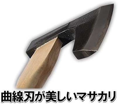 Amazon 水野製作所 越後三条打刃物 割込 仮枠鉞 まさかり 750ｇ 白樫450ｍｍ 皮サック入 なた