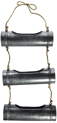 Galvanized Tube Wall Pockets Metal Display