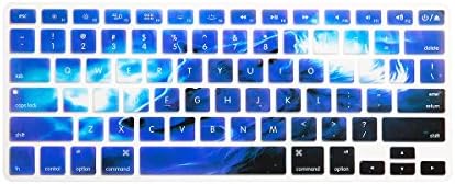 Frosty Cool Wolf Personality Keyboard Cover Mac Silicone Protector Skin for Macbook Air 13" Macbook Pro with Retina Display 13"15" 17