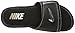 NIKE COMFORT SLIDE 2 MEN's Black/Metallic Silver/White - 11
