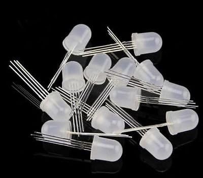 50 pcs PL9823 F8 8mm LED Round RGB LED P9823 chipset Inside Full Color LED New