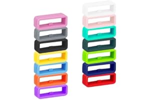 Xininyia Compatible with Disney Magic Bands, MagicBand+ & 2.0 & More, [14-Pack] Silicone Fastener Rings Loop Secure Holder for Magic Band Protectors (14-PACK)