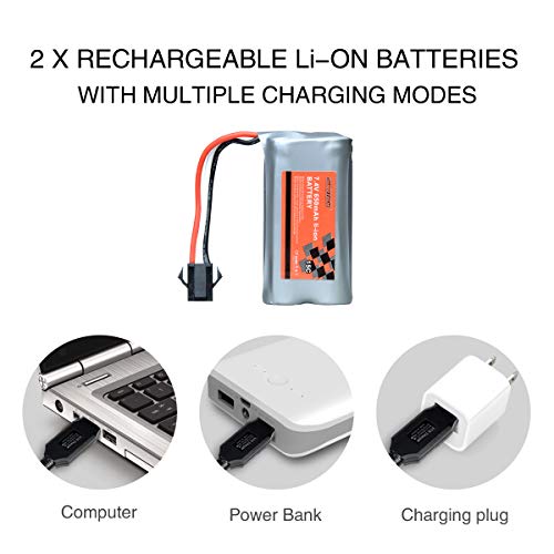 MKZDGM RC Autos Offroad Ferngesteuertes Auto 4WD 2,4GHz Radio RC Rock Rennauto Elektroauto RTR Hobby-Spielzeug im… – Bild 6