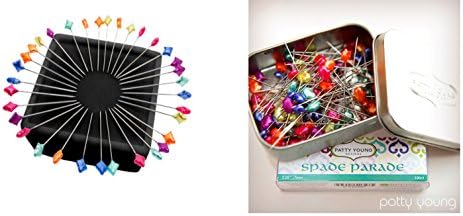Zirkel Black Magnetic Pin Holder + Spade Parade Designer Pins
