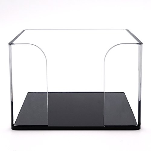 Acrylic Napkin holder,Clear Tissue Box,Bath Tissue Holder, Tissue Paper Dispenser Holder for Bathroom,Kitchen,Office,Toilet,Black-SupperAcrylic - Thumbnail 4