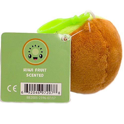 Scentco Fruit Troop Backpack Buddies - Kiwi Scented Plush Clips - Thumbnail 3