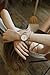 MAMONA Women's Rose Gold Quartz Watch Gift Set Waterproof Mesh Band Wristwatch Ultra Thin L3881RGGT