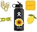 Cool & Trendy Aesthetic Laptop/Water Bottle Sticker Pack for Teens, Kids, Girls and Boys - Hydro Flask Decal Stickers - Yellow Summer Vinyl Stickers - Durable, 100% Vinyl & Waterproof Stickers