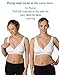 Essential Pump&Nurse All in One Nursing and Hands Free Pumping Bra, US Company, Black M