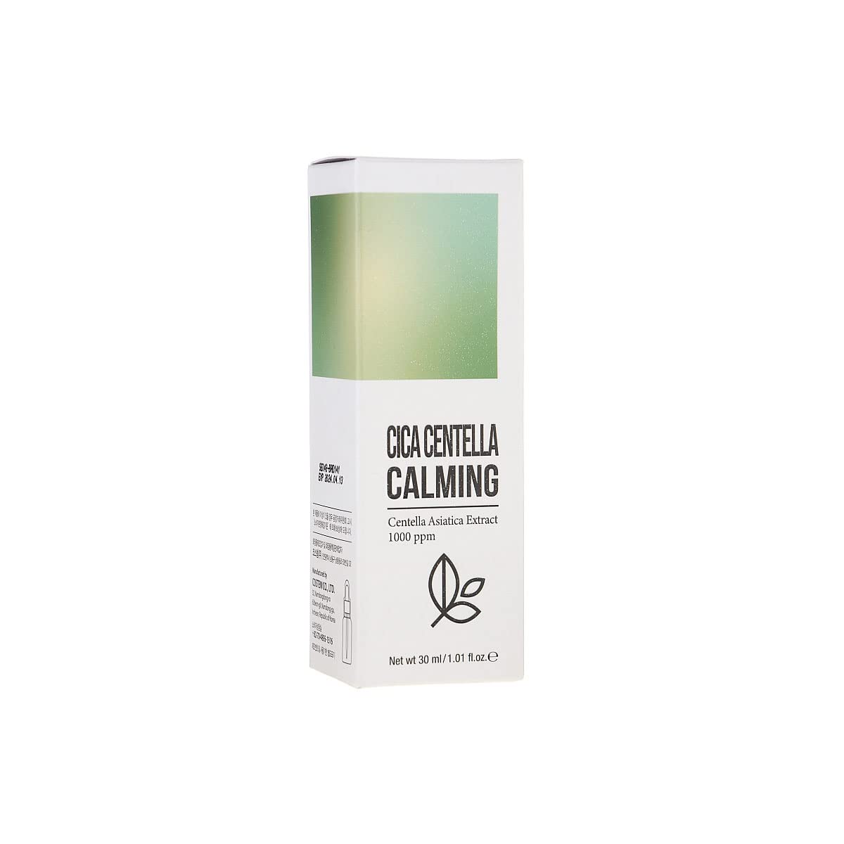 Esfolio Made in Korea CICA Centella Calming Ampoule – Hydrating & Nourishing Essence for Sensitive Skin, Lightweight Soothing Care with Centella Asiatica Extract – 1.01 fl oz / 30ml
