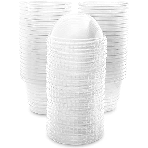Clear Plastic Ice Cream Cups with Lids (8 oz, 50 Pack) Pricepulse