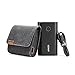 The Most Powerful 10000mAh Power Bank Anker PowerCore+ 10050 Premium Aluminum Portable Battery Charger with Qualcomm Certified Quick Charge 2.0 Technology with Premium Travel Pouch(Black)