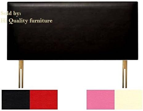 Hi Quality Furniture 3ft Headboard in Faux Leather (Cream)