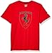 PUMA Mens Formula 1 Scuderia Ferrari Big Shield Tee, Rosso Corsa, XL