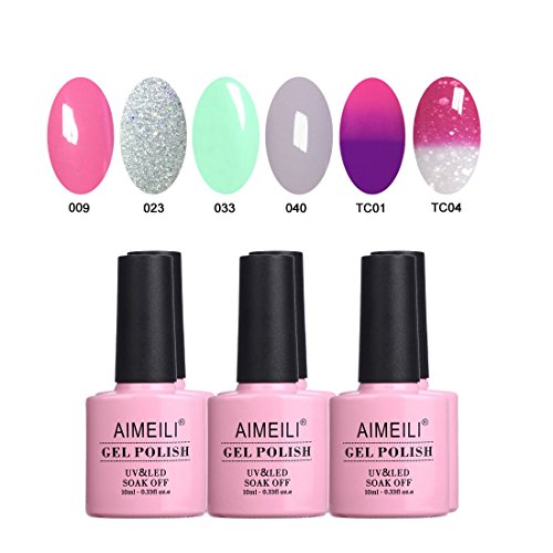Aimeili soak off uv led gel nail polish multicolor / mi…