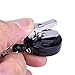 Outus 10 Pieces Retractable Badge Reel ID Badge Holder Reel with Swivel-back Alligator Clip, Black