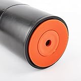 Happy Shoppping | Biggie Tumbler, Coffee, Thermos Vacuum Bottle Water Cup Travel Mug/Flask with Osculum | Plastic , Black, 18 oz