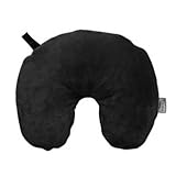 Bucky  Fuzzy Wuzzy U Pillow With Snap & Go, Charcoal, One Size