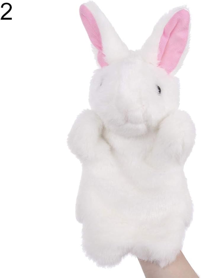 Yanbirdfx かわいいウサギのイラスト付きハンドパペット人形 楽しいインタラクティブなぬいぐるみ 子供へのプレゼントに ホワイト ぬいぐるみ おもちゃ Amazon Yanbirdfx かわいいウサギのイラスト付きハンドパペット人形 楽しいインタラクティブなぬいぐるみ 子供へのプレゼントに ホワイト ぬいぐるみ おもちゃ Amazon