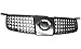 Evan-Fischer Grille Assembly Compatible with 2004-2006 Nissan Sentra Gray Shell and Insert Base/S Models