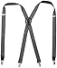 Dockers Men's Textured Solid Suspender,Gray,One Size
