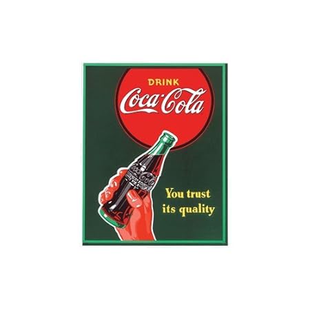 Beba Coca-Cola ¿Confías en la calidad de su Imán Porcelana Nevera ...
