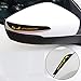 TIDO Universal Auto Rear View Mirror Anti-Scratch Door Side Edge Protection Guard Anti-Collision Bumper Guard Strip Protector Trim for Cars SUV Pickup Truck (2 Pack)