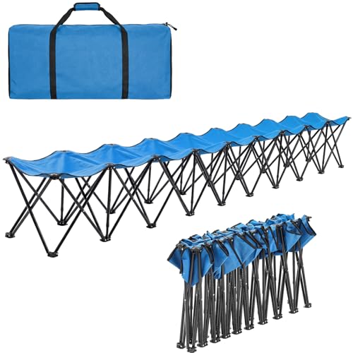 GlikCeil Folding Team Bench Blue