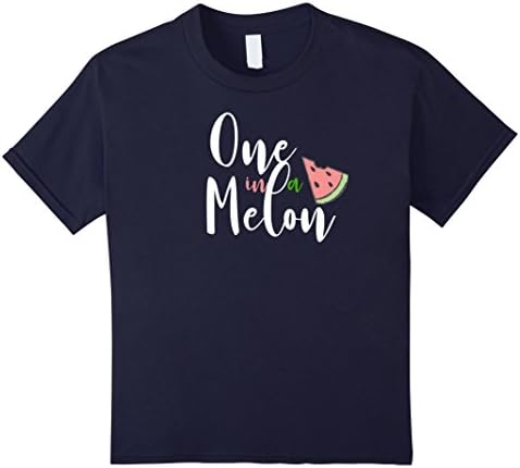 Kids One in a Melon Watermelon Shirt 6 Navy