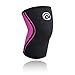 Rehband Rx Knee Sleeve 5mm - Black/Pink - XSmall - 1 Sleeve
