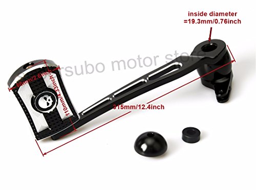 Black skull head Brake Arm Kit Shift Lever W/Shifter Pegs For Harley Touring FLT/FLHX/FLHT/FLHR/FLTR/FLHTCUTG 2014-2019