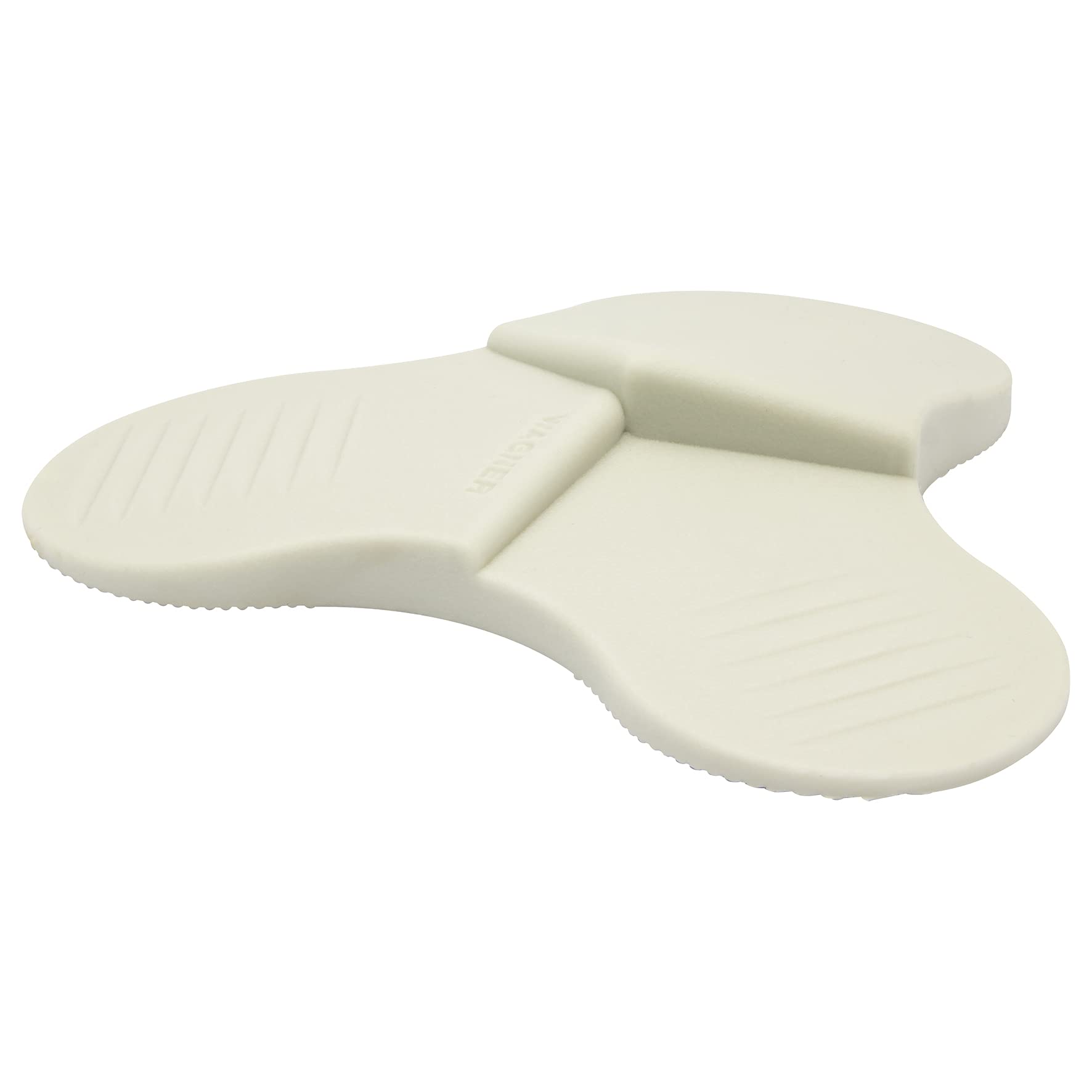 WAGNER Door Wedge/Doorstop 3STOP Color - Ø 108 x 19 mm, Bright Brown Design Wedge Made of high Class Synthetics, to be Pushed Underneath Doors, with 3 Different Wedge Heights - 15698301