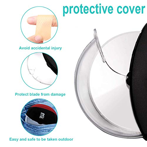 EldHus Pizza Cutter Wheel, Pizza Sharp Blades, Stainless Steel Cutting Wheel, Premium Edition Slicer with Sliding Protective Blade Cover
