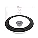 J&C Life Silicone Lids for Pans, Pots & Skillets | Durable, Universal, Easy to Use Glass & Silicone Lid for Pots & Pans Fits 7