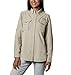 Columbia Women's PFG Bahama II Long Sleeve Shirt, Breathable, UV Protection, Fossil, Small