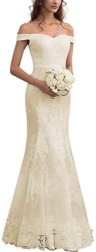 LUBridal 2019 Lace Mermaid Wedding Dresses Applique Beaded Long Sleeve Bridal Gowns Formal