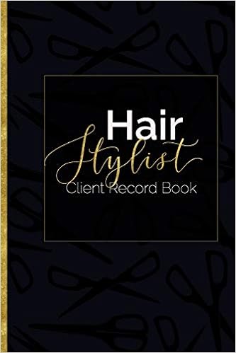 Buy Hair Stylist Client Record Book Organizer For Small Salon