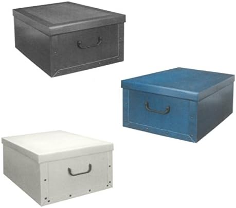 Caja de Cartón para Almacenaje con Tapa y Asas Classic Oh My Home: Amazon.es: Hogar