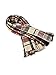 Zando Scottish Plaid Blanket Scarf Women Large Tartan Cape Shawl Soft Thick Wrap Scarves Plaid Throw Winter Shawl Cape Pink